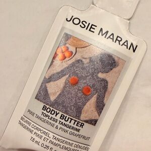 Josie Maran Whipped Argan Oil Body Butter Packet Topless Tangerine 7.5ml/.25 oz